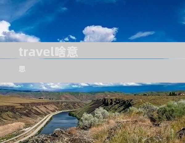 travel啥意思